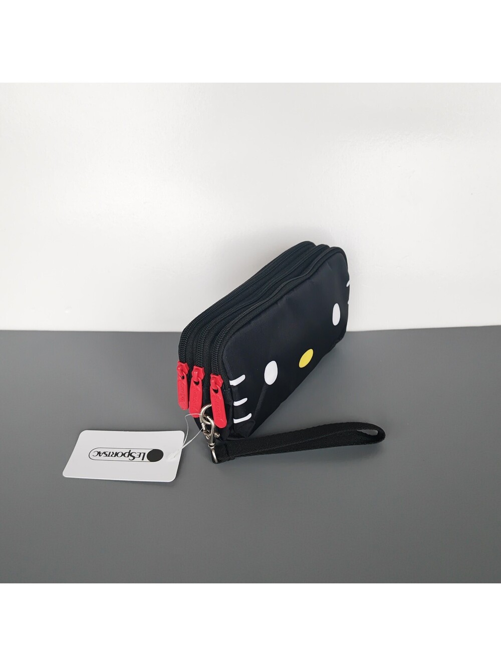LeSportsac x Hello Kitty Black 3-Zip Wristlet Wallet NWT - Picture 6 of 9